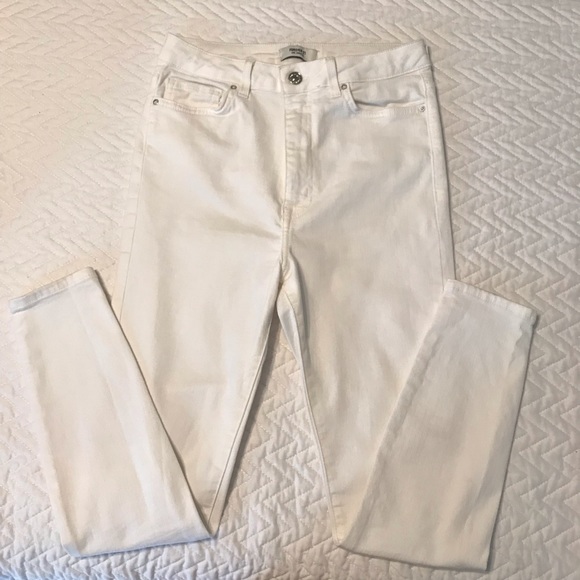High Waisted white jeans - Picture 1 of 4